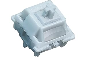 Gateron North Pole Silver Keyboard Switches: Lightning-Fast, Super Smooth Linear Tactile Response