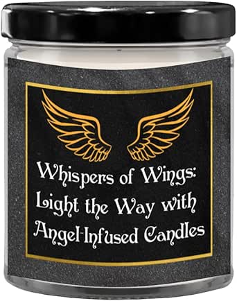 Amazon.com: Angel Wings Candle, Spiritual Scented Candle, Angel Wings ...