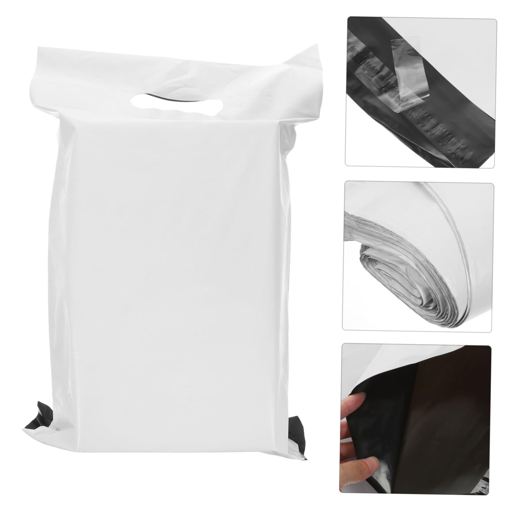 Paquet D’expédition Renforcés pour Vêtements 100 Pièces en PE Blanc