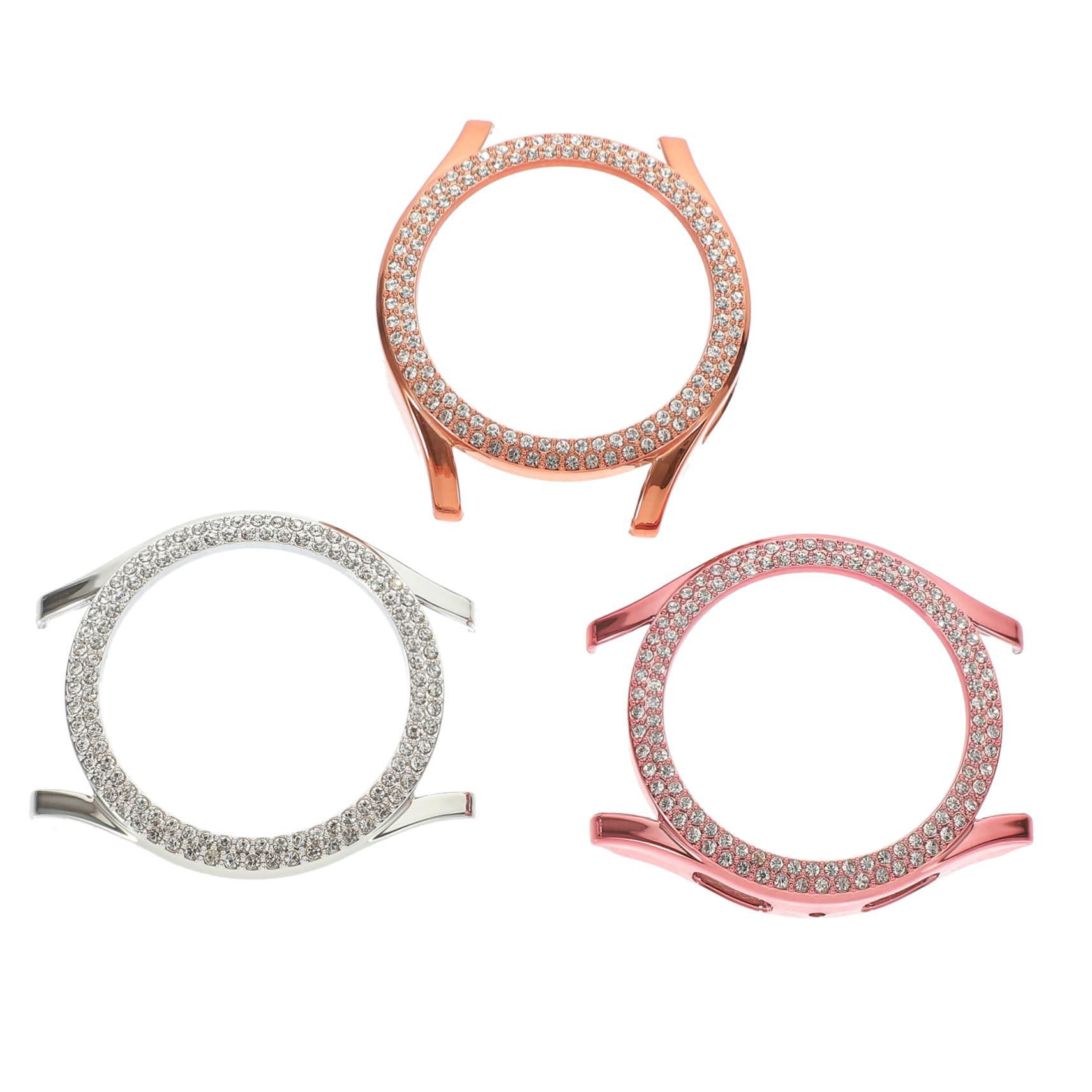 Housoutil 3pcs Case for Watch Hard Watch Case Wrist Watch Shell Anti-Scratch Watch Shell Decorative Watch Shell Replacement Watch Cover Watch Protective Cover Diamond Protector