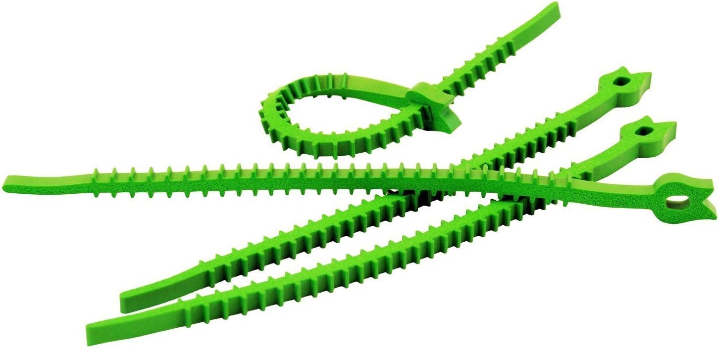 UT Wire UH-QG10GN(6PK) Garden Reusable Tie, 6 Pack, Green Ties