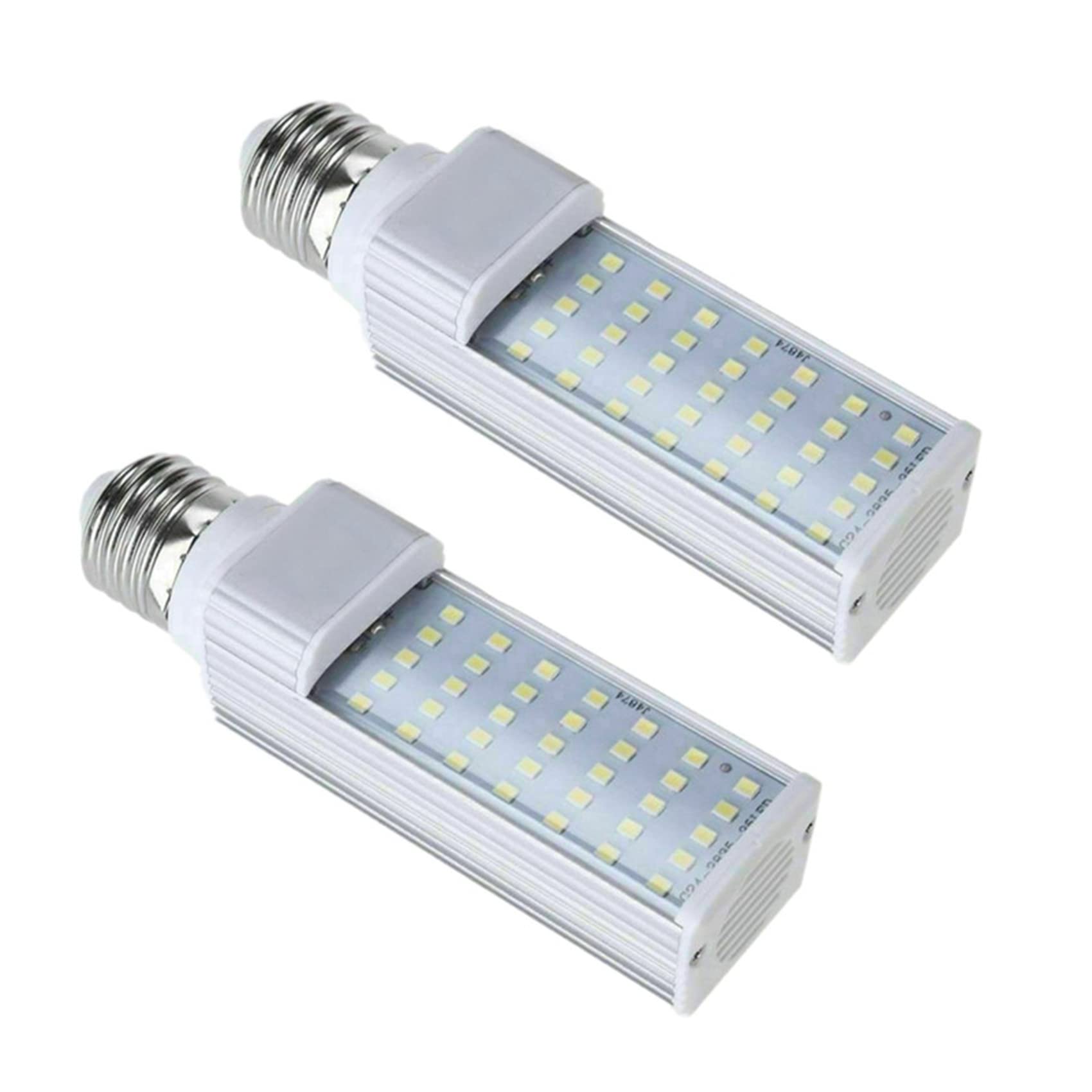 lascivious 2X Fishpod White Aquarium 7W Grow Light LED Tank Fish Coral Bulb E27 Lamp