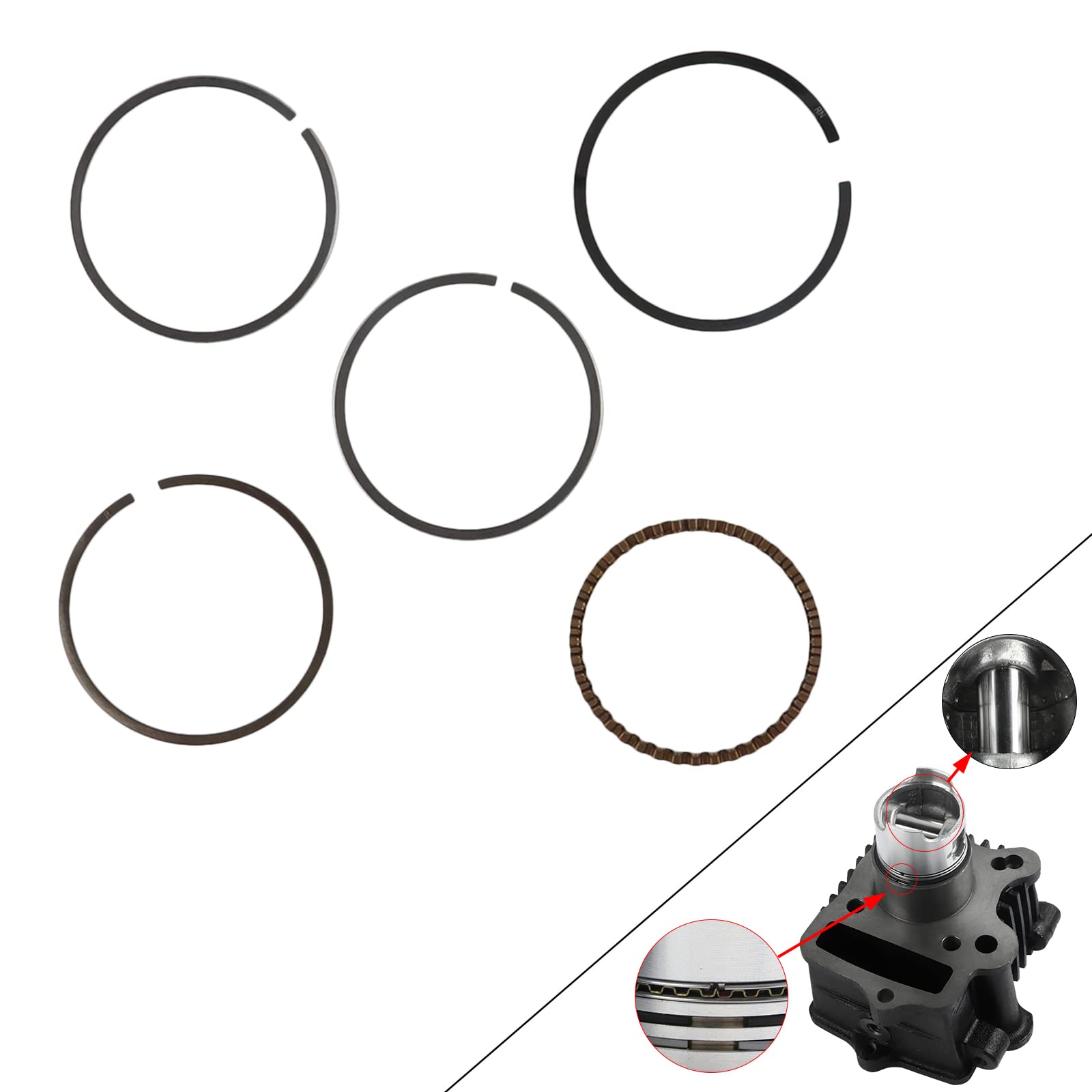 FLYPIG New Performance Big Bore 39mm Cylinder Rebuild Assembly Kit