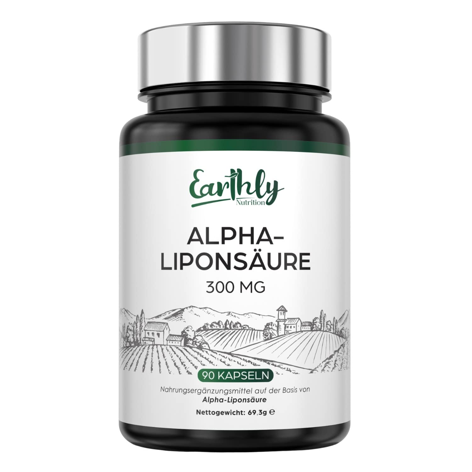 Alpha-Liponsäure ALA 300 mg | 90 vegane Kapseln | Hilft, Entzündungen zu reduzieren, die Aufrechterhaltung eines normalen Blutzuckerspiegels und die Gesundheit des Nervensystems zu kontrollieren