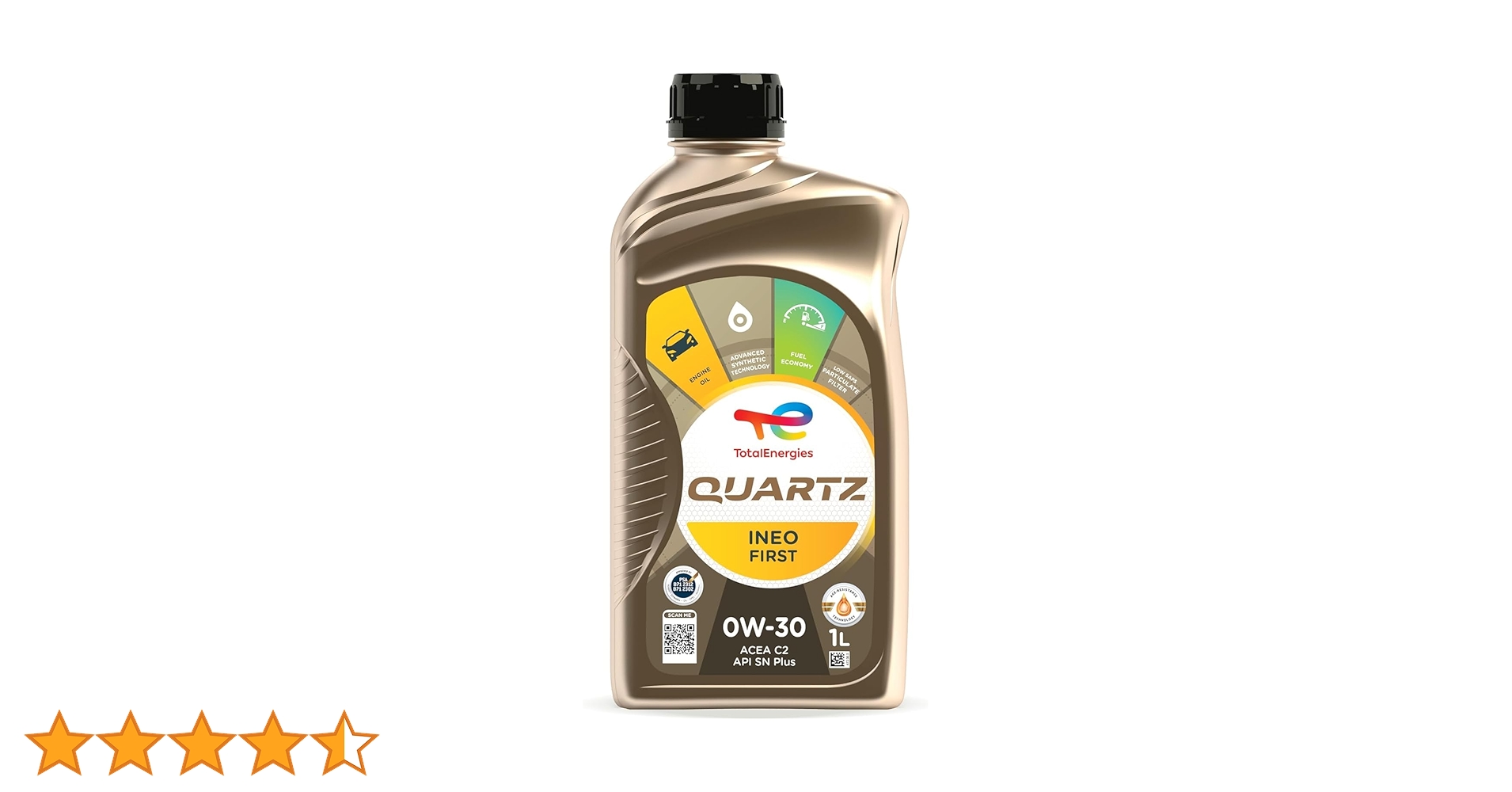 トタル エンジンオイル 0W-30 1L 3缶セット Amazon | TOTAL トタル エンジンオイル QUARTZ INEO FIRST 0W30