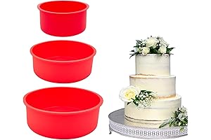 KWAGOCAR Silicone Cake Pans for Baking