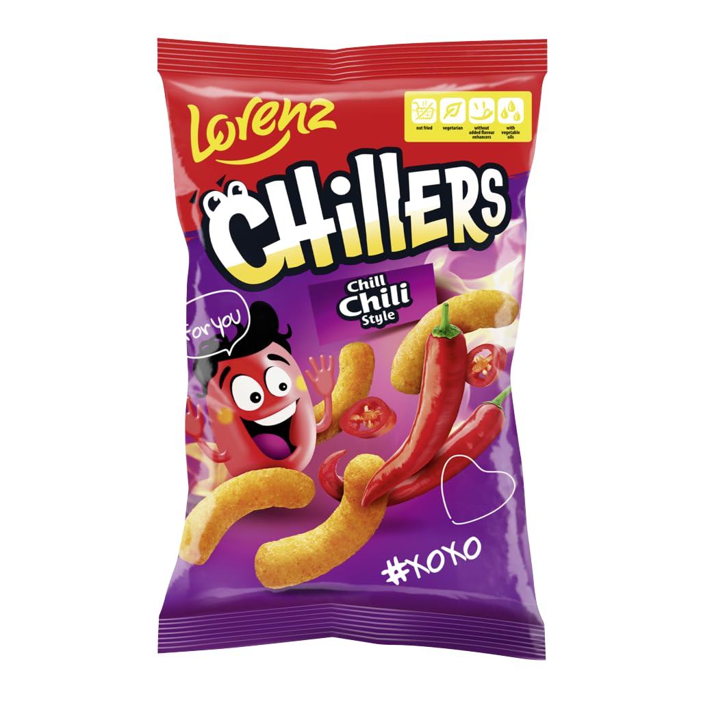 LORENZ | Chillers Chili Style | 12 x 70 g | vegetarisch | nicht frittiert