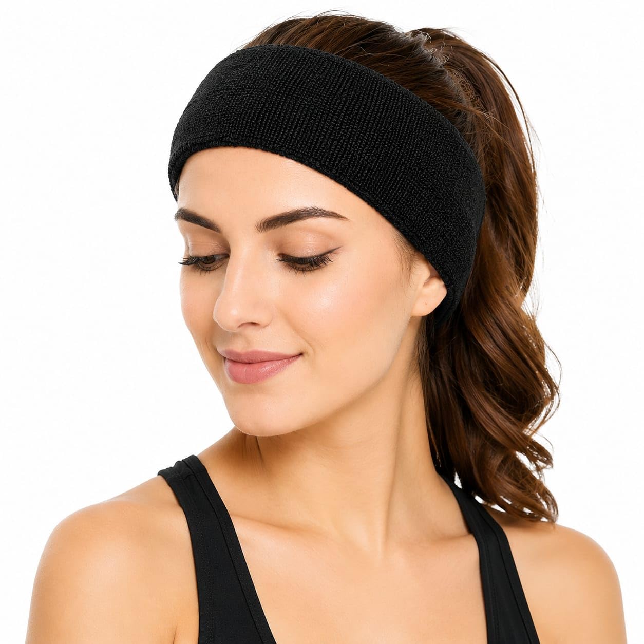 Sports Sweatband Headband for Men & Women, Terry Cloth | Sweat Absorbent, Stretchy & Snug Fit, Quick Dry Fabric, Unisex Multipurpose, Skin Friendly-image-44