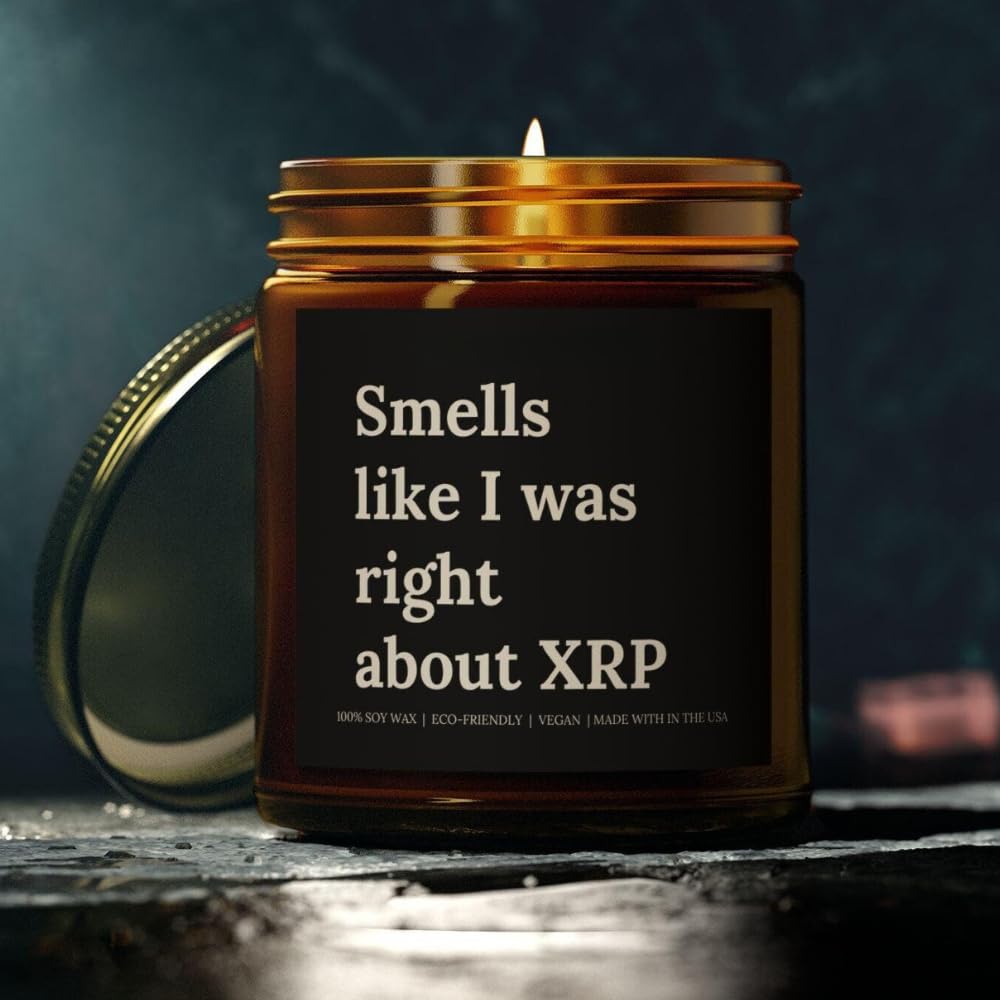 Amazon.com: Smells Like I Was Right About XRP - Bitcoin Candle Smells Like  I Was Right About Bitcoin, Funny Bitcoin Candle, Crypto Gift Candle, Gift  For Trader, Bitcoin Merch, Cryptocurrency Gifts :