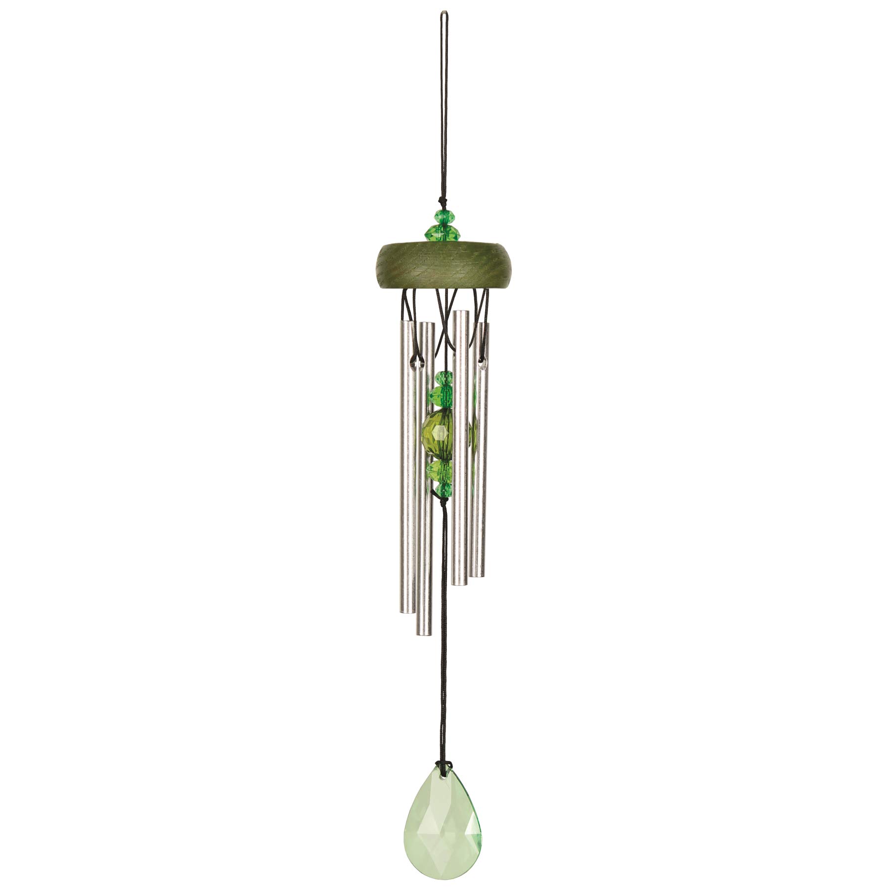 Woodstock Hanging Outdoor Colourful Green Wind Chime
