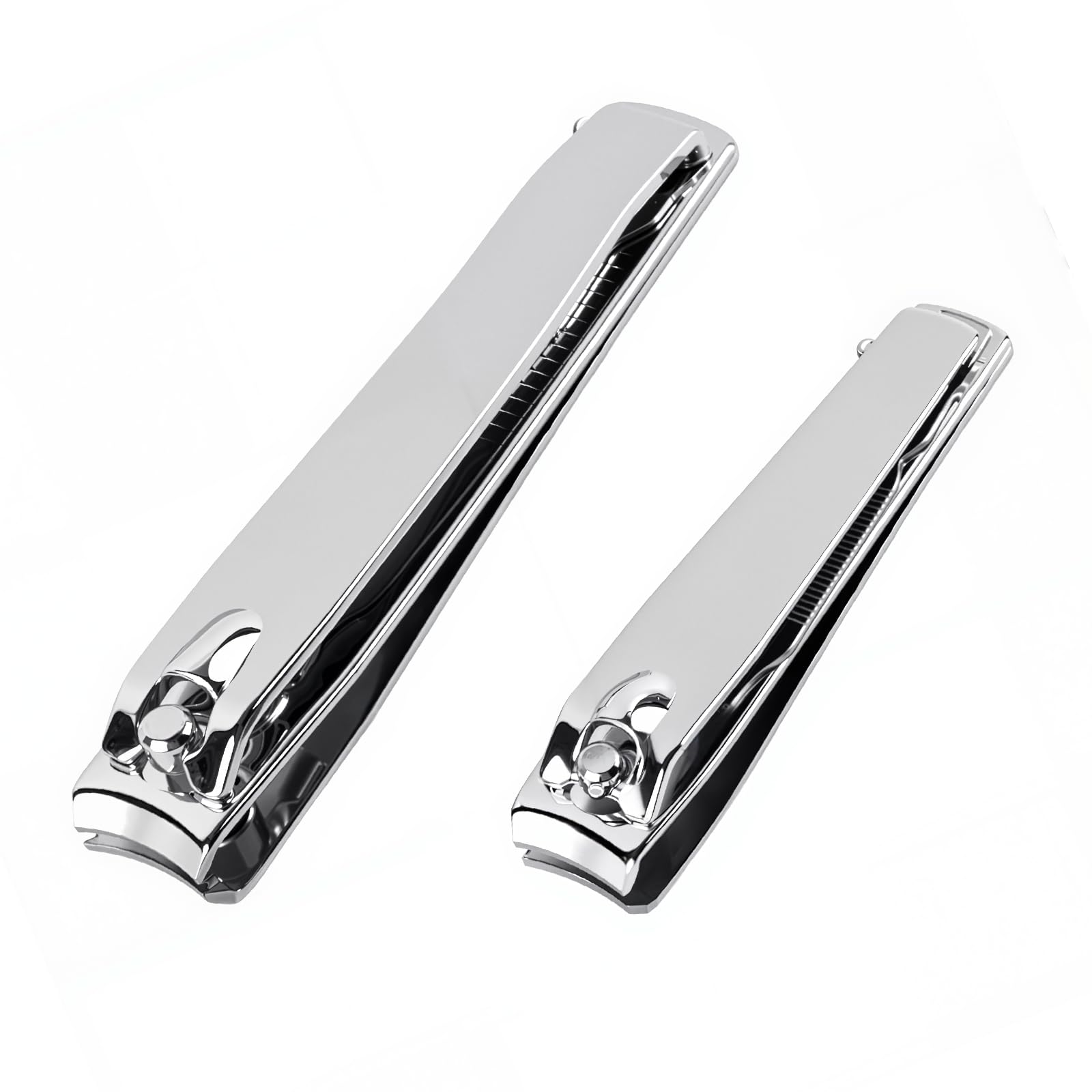 2 Piece Nail Clippers Set Fingernail Toenail Clippers Ergonomic Comfort for Men Women
