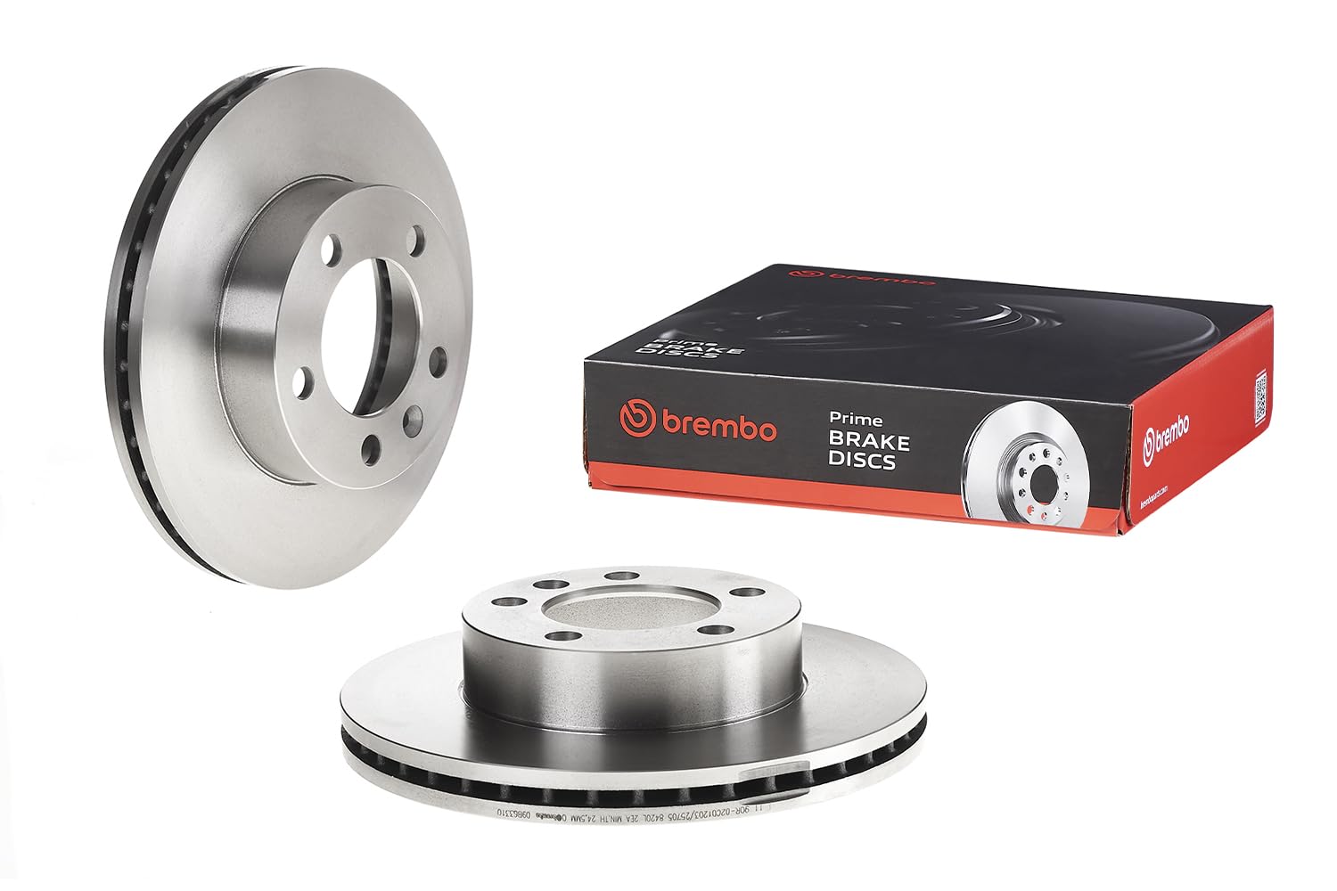 2x Brake Discs Pair Vented fits OPEL MOVANO B 2.3D Front 2010 on 302mm Set New