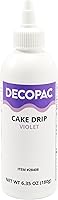 Vista 11 de DecoPac Goteo de pastel, color negro, sabor a vainilla, chocolate mate, 6.35 onzas
