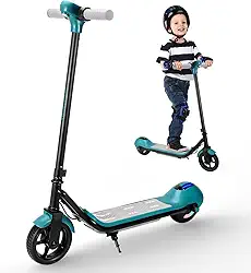 HONEYWHALE E2 Patinete Elétrico Infantil, 138W Motor, 15KM/H Velocidade, 8KM Autonomia, Adequado para Meninos e Meninas dos 6 aos 12 anos, com Luzes LED Multicoloridas, 6,3 Inch Pneus Sólidos
