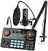 MAONO Podcast Equipment Bundle with Audio Mixer & 3.5mm Mic for Streaming