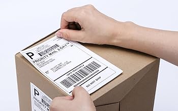 Amazon.co.jp: 4 x 6インチ ダイレクトサーマル配送ラベルロール