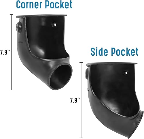 Miniatura 6 de Bolsillos de repuesto para mesa de billar, juego de 6 bolsillos para mesa de billar