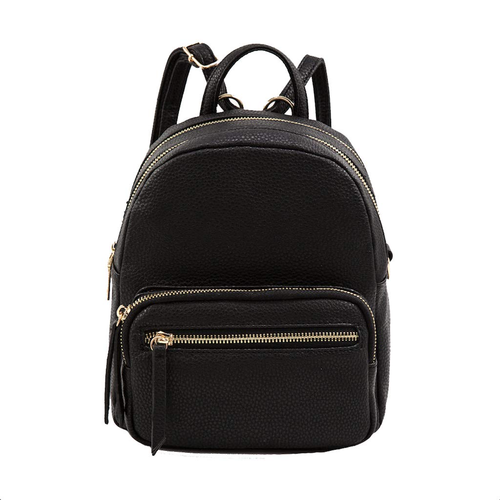 emperia mini backpack Emperia: Adjustable straps feel comfortable Backpack Dark Brown Color:Creek Gold (6 Pack) glitter