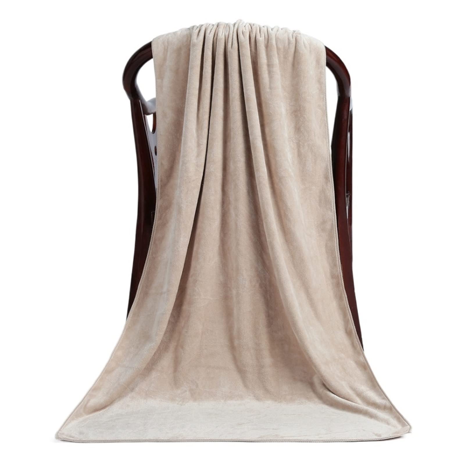 WILLWA Toallitas desmaquillantes Reutilizables, toallitas faciales de Microfibra, Almohadillas de Limpieza, toallitas limpiadoras, Herramienta (Color : Green, Size : 70x140cm)