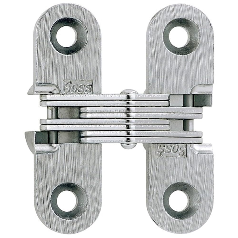 SOSS Invisible Hinges - Satin Brass Finish -4