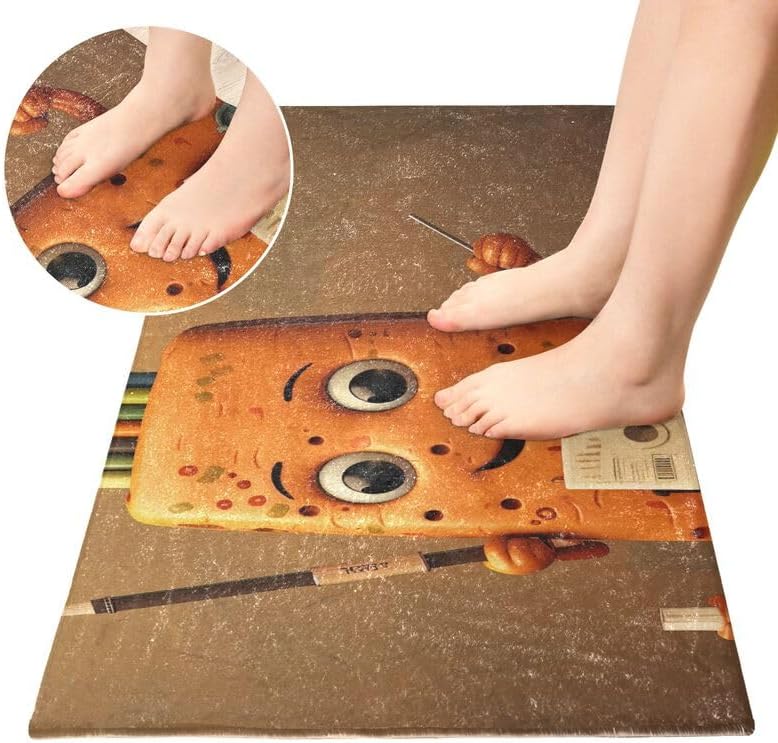 Miniatura 4 de ODAWA Bonito tapete antideslizante para lápices, tapete de cocina antifatiga para baño, cocina, dormitorio, decoración de fiesta