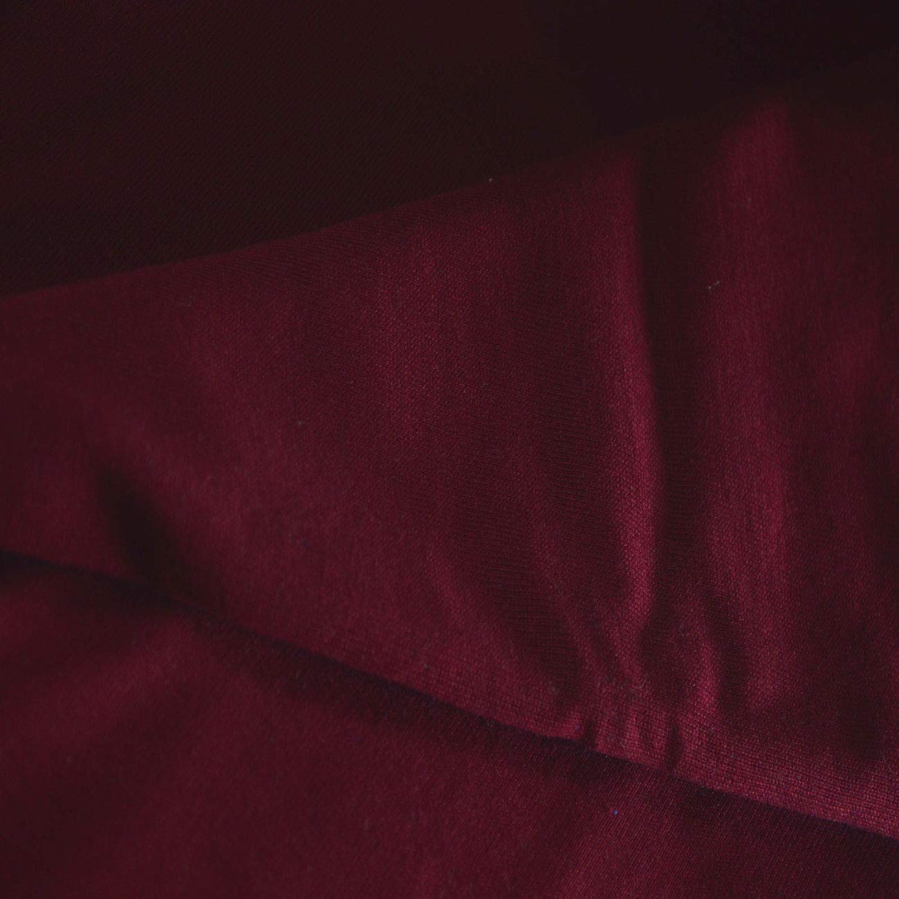 Neotrims Stretch Sweatshirt Rib Fabric, Knit Ribbing, Waistbands Cuffs. for Hoddies & Dressmaking. 10 Colors. Cotton Acrylic Poly Mix. Burgundy, 1 Meter