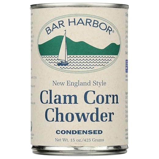 Bar Harbor Clam and Corn Chowder - Case of 6 - 15 oz.