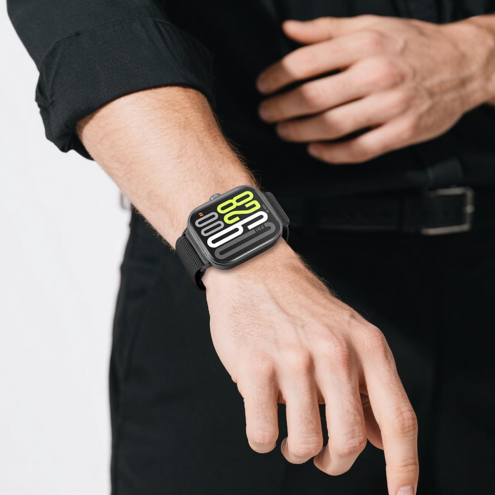 chinbersky 3 elastyczne nylonowe paski kompatybilne z Xiaomi Smart Band 9 Pro / 8 Pro, materiałowy, regulowany, rozciągliwy, sportowy pasek do Xiaomi Redmi Watch 5/Watch 4, dla mężczyzn i kobiet