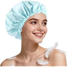 Years Calm 27g Lightweight Shower Cap for Women,Large, TravelBlue