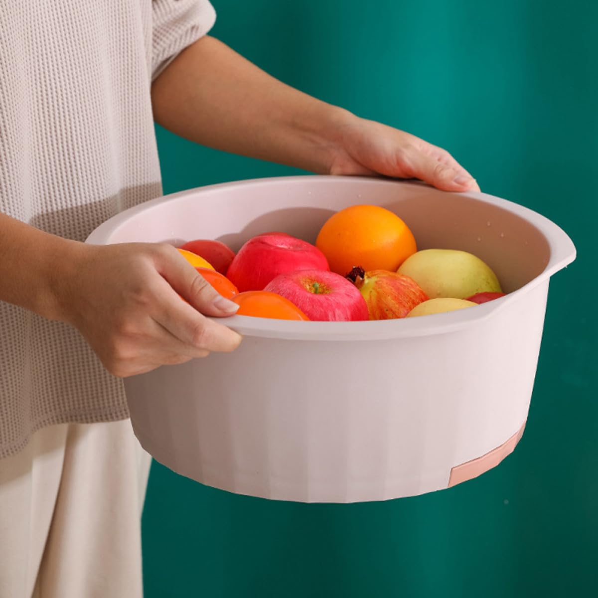 UPKOCH Lavabo per Ragazzo Ragazza Grande in Plastica Spessa Rosa ASSE per Lavare i Panni, Vaschetta Multiuso per Dormitori, Cucina e Campeggio, Lavaggio a Mano di Biancheria e Accessori