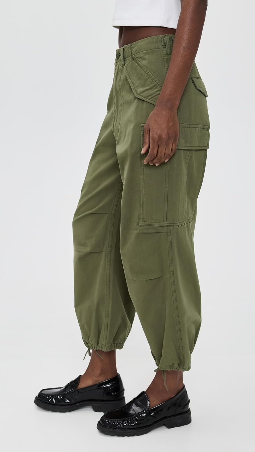 Denimist Women's Cropped Cargo Pants - Image 4