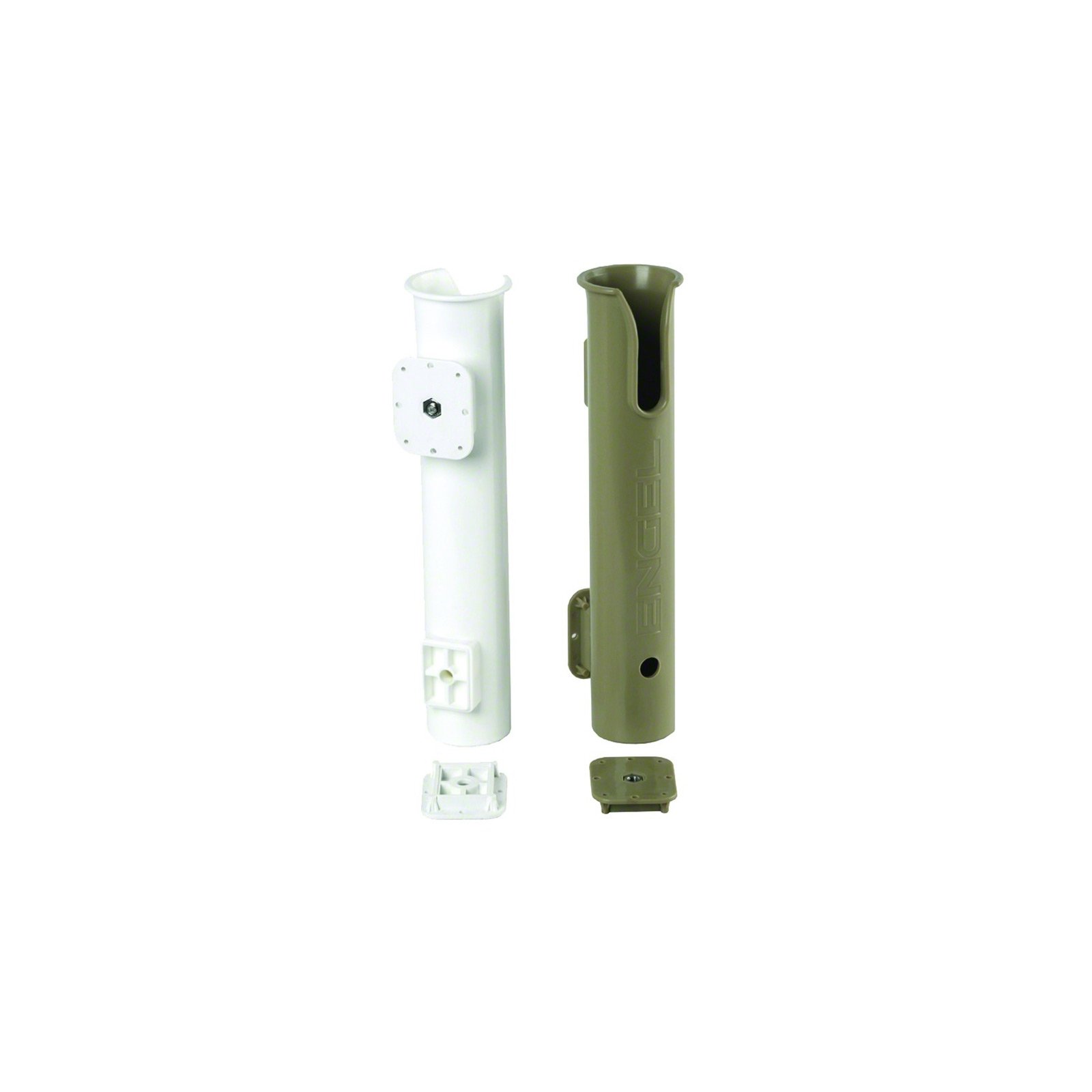 ENGEL Rod Holder with Mounting Base and Stainless Hardware - Tan
