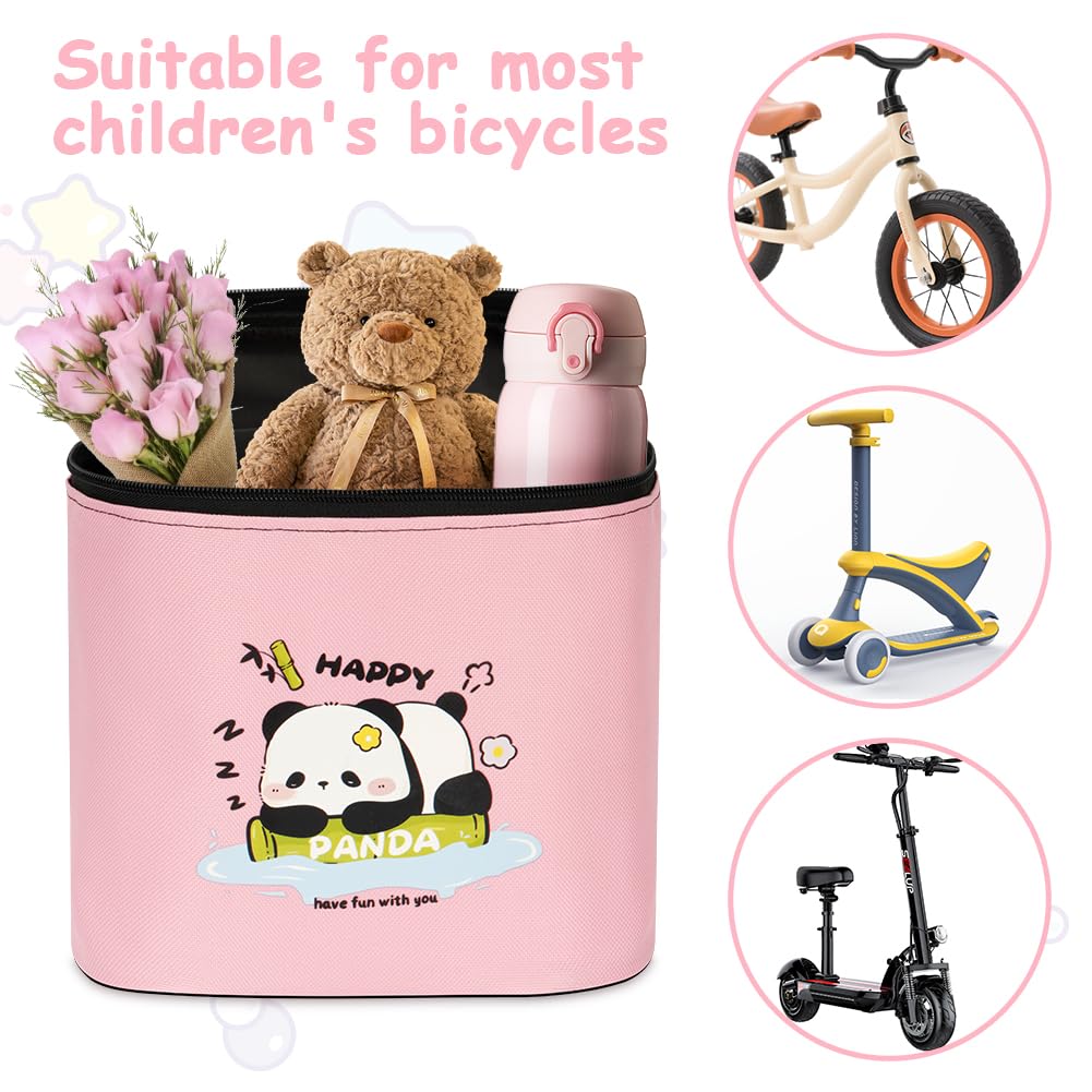 flintronic Borsa Manubrio per Bambini, Borsa Bicicletta Impermeabile per Bambini, Borsa portabiciclette Frontale in Tessuto Oxford Staccabile