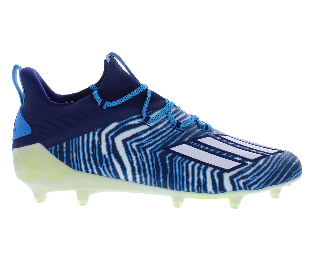 Adidas Adizero Zubaz Mens Shoes Size 13.5, Color: Navy Blue/Footwear White/Solid Blue
