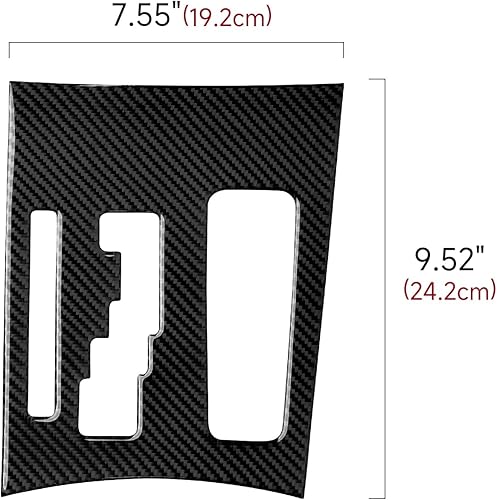 Miniatura 7 de Calcomanías para panel de cambio de marcha de automóvil para Chrysler 300  300C  300S  LimitedBase Accesorios Adhesivos interiores de fibra de