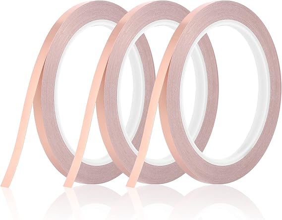 Kupferfolie Selbstklebend - Doppelseitig Leitfähig Für EMV-Abschirmung & Elektroprojekte