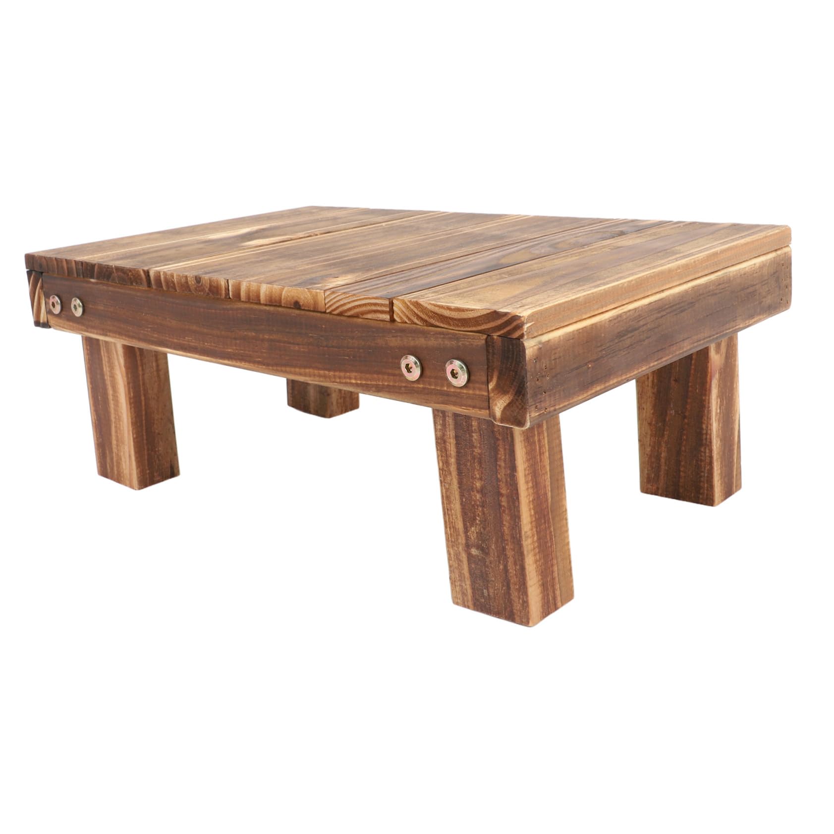 Soporte de Madera para Macetas de Balcón, Banco bajo 1 Pieza