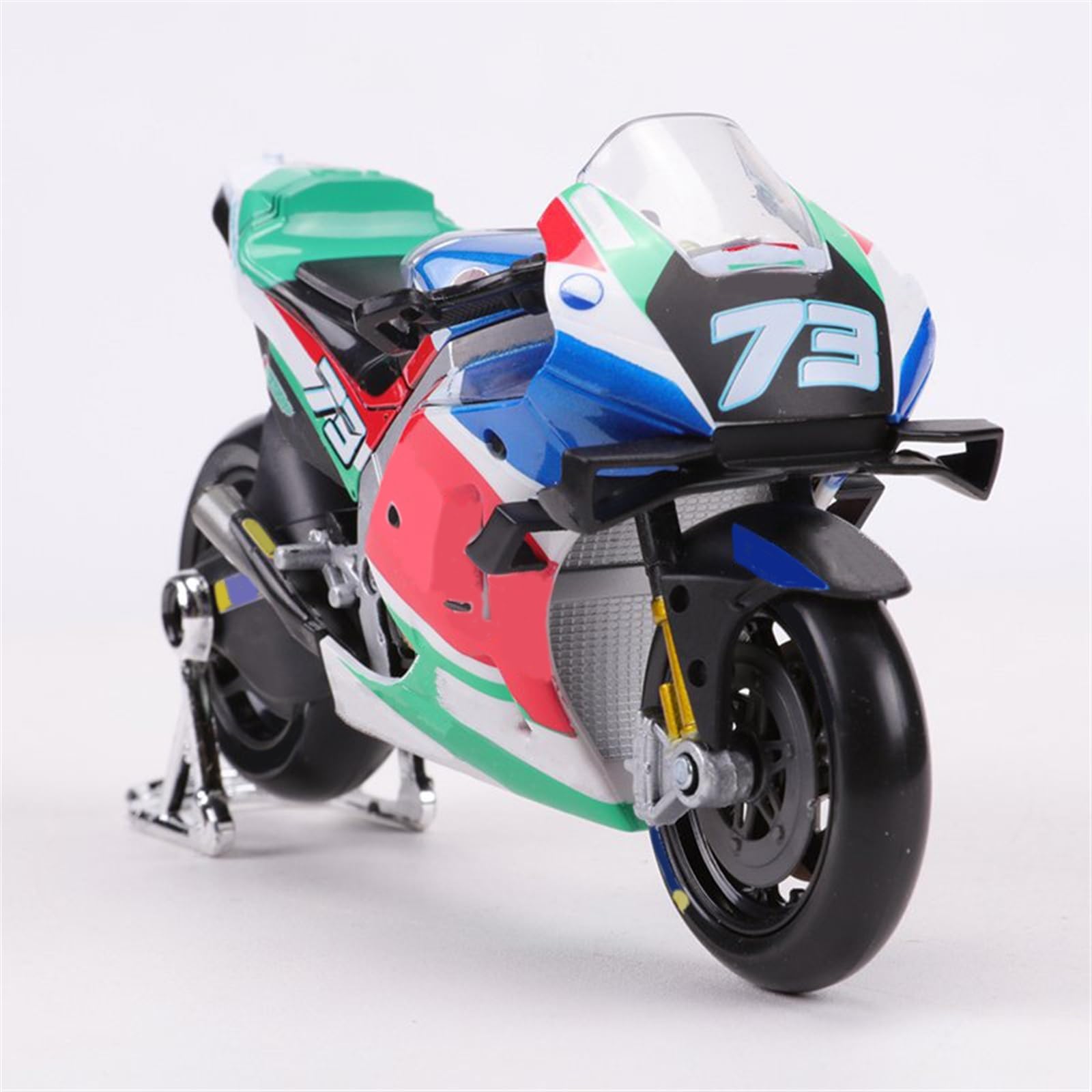 SEYXF Motorbike Toy 1/18 for H-onda 73 GP Racing LCR 2021 Motorcycle Simulation Diecast Model Collection Gift