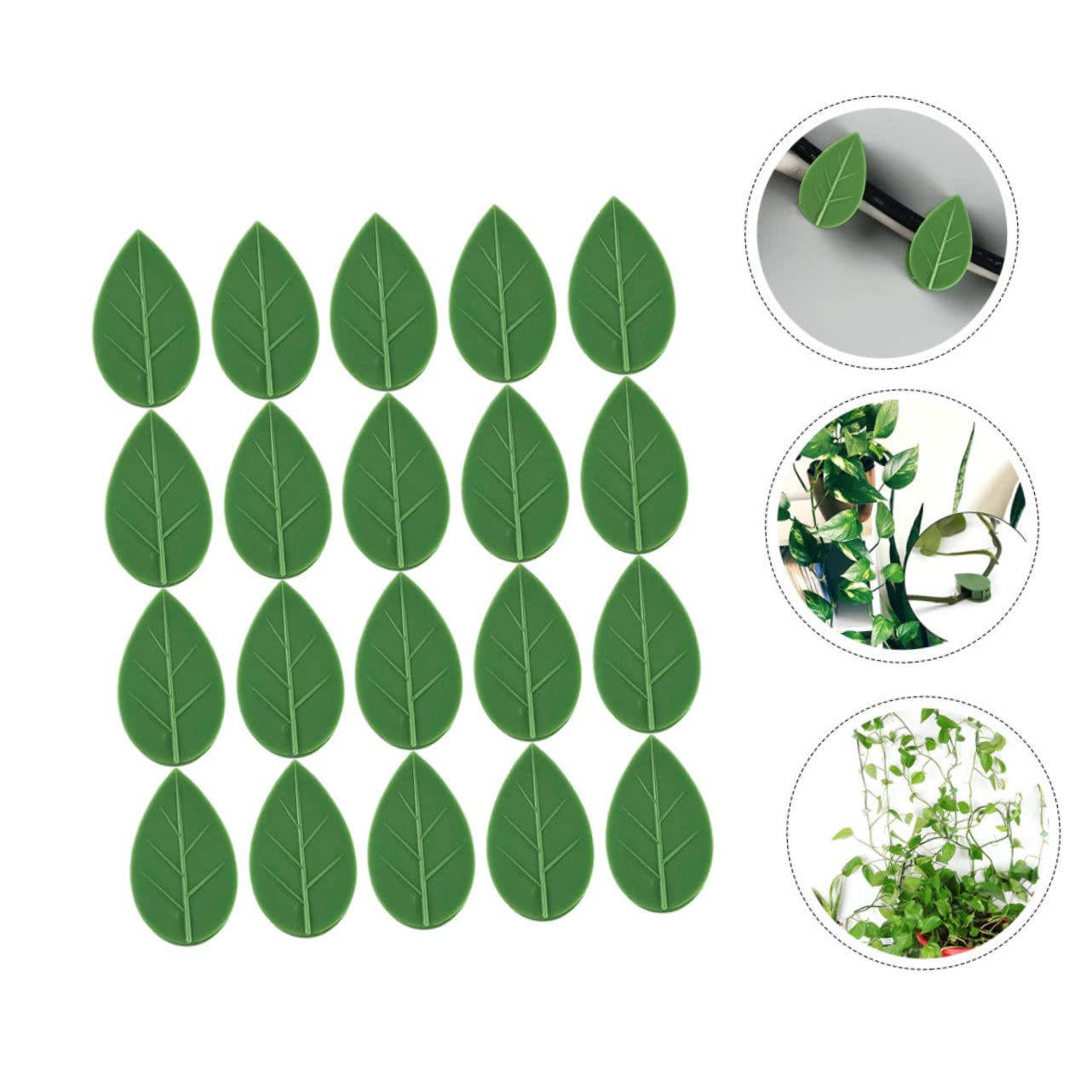 VANZACK 2 Sätze Grünpflanzenclip Garten Indoor Rankenpflanze Kletterwandclips Zimmerpflanzen Pflanzenklebeclip Pflanzenwand Kletterhaken Pflanzenclip Zum Klettern 60 Stück * 2