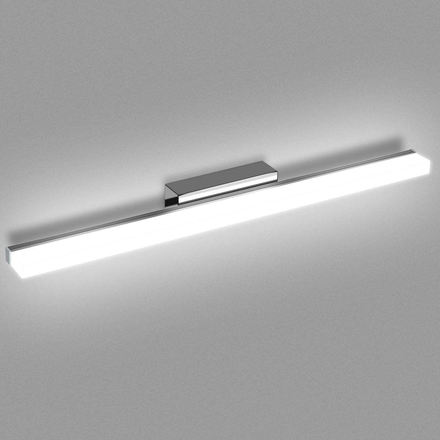 Kingwen Lampe Miroir LED Salle de Bain 60cm, 12W 6000K, IP44 Étanche Applique Murale Salle de Bain, luminaire salle de bain