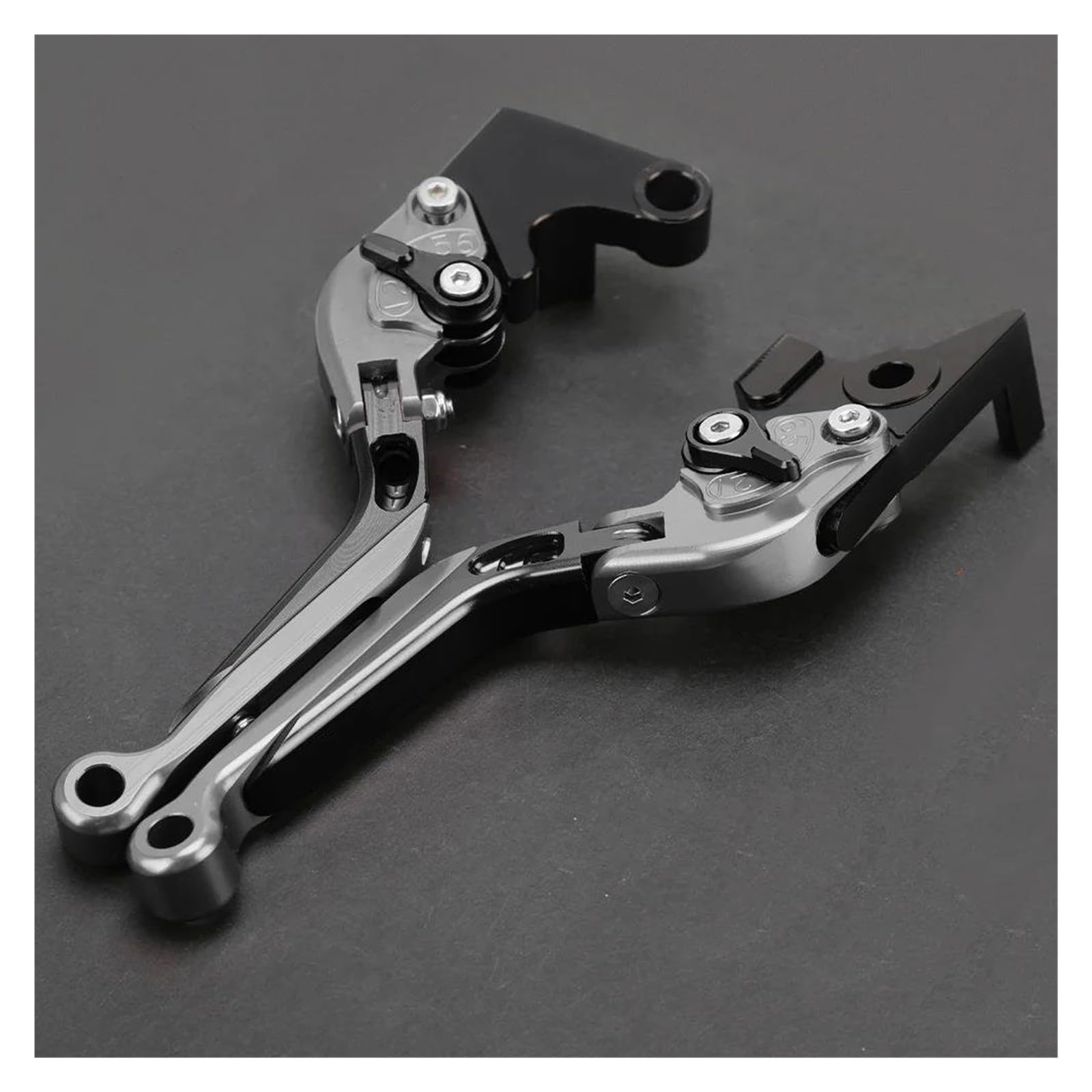 Mamxvkvzeu X Motorbike Brake Clutch Handle Levers Motorcycle Folding Brake Clutch Lever Handle Levers Adjustable For Ninja500 Z500 Z 500 2024 2025(X)