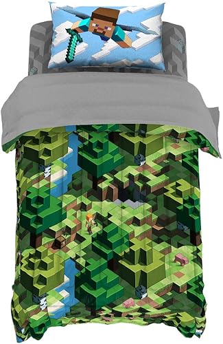 Vista 109 de Jay Franco Blippi & Meekah Trucks - Juego de edredón tamaño matrimonial, juego de sábanas y fundas de almohada de 7 piezas, color azul, juego