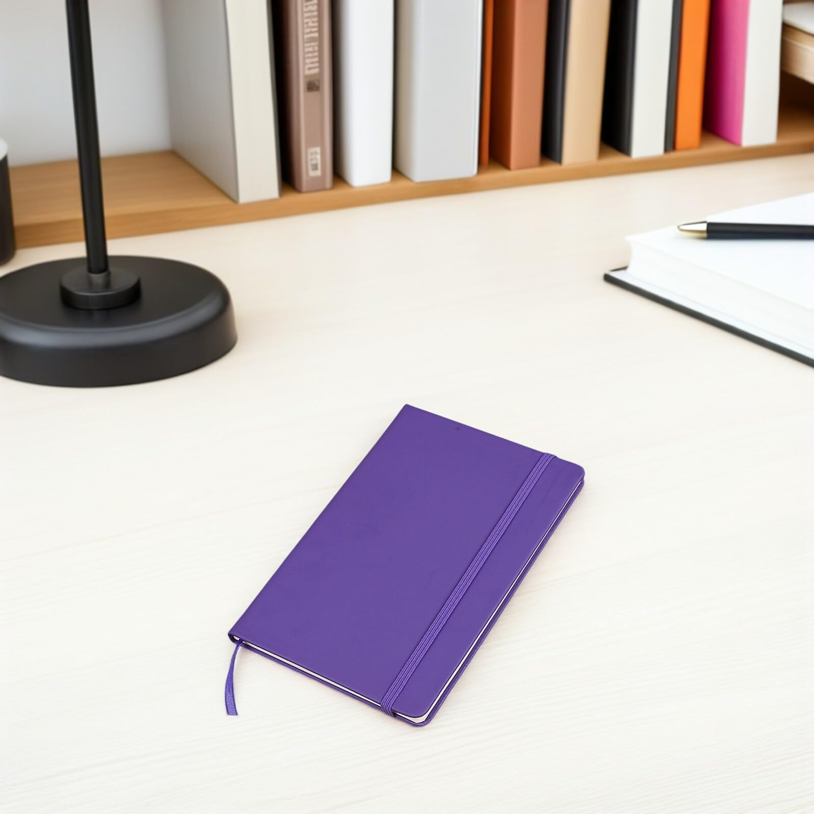 GALPADA Set di 7 Quaderni Righe Formato A6 con Copertina in Pu, Elastico di Chiusura e Carta di Qualità, Taccuini Portatili per Lavoro e Viaggio