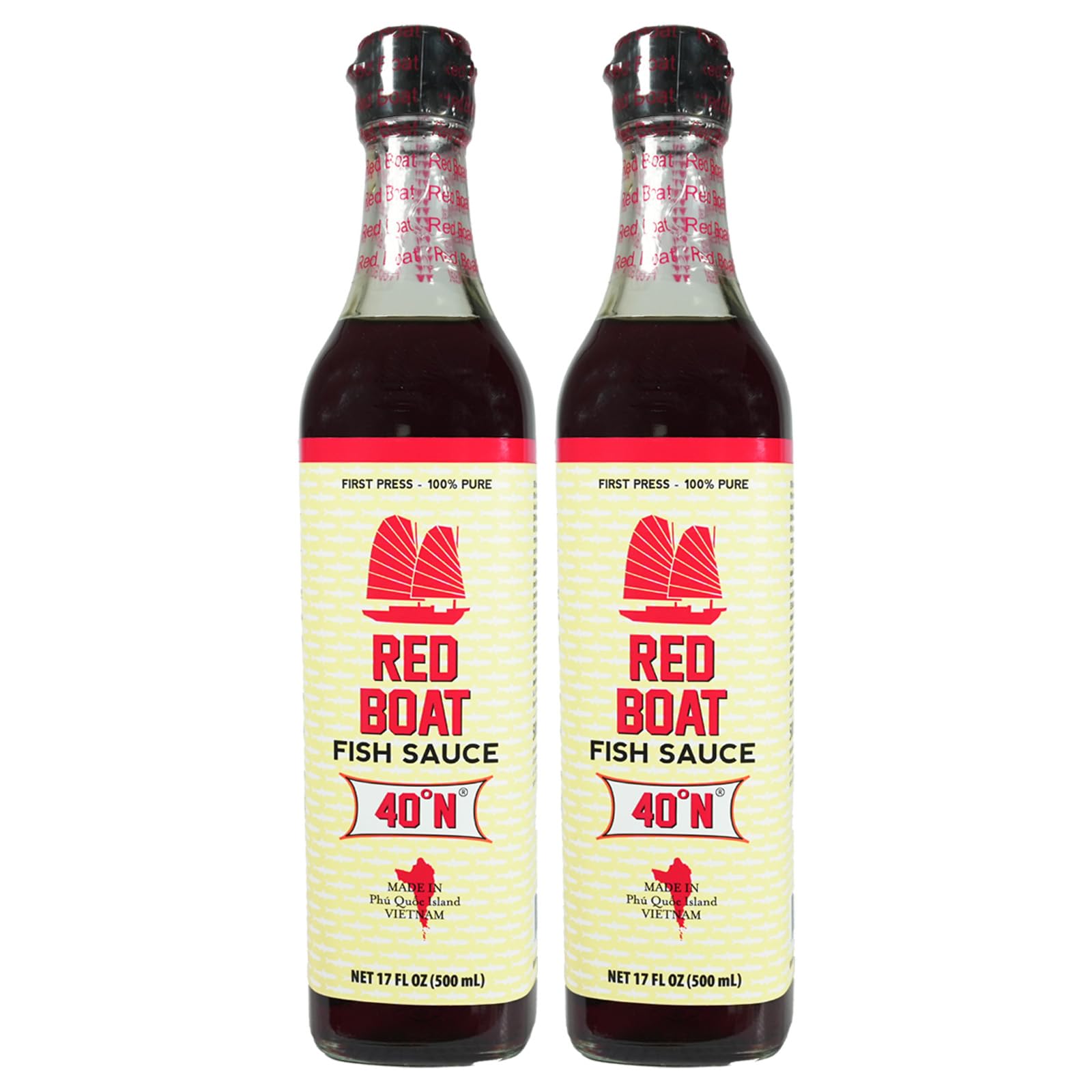 2er Pack (2x500ml) Red Boat Fish Sauce Vietnam (Papa Vo®)