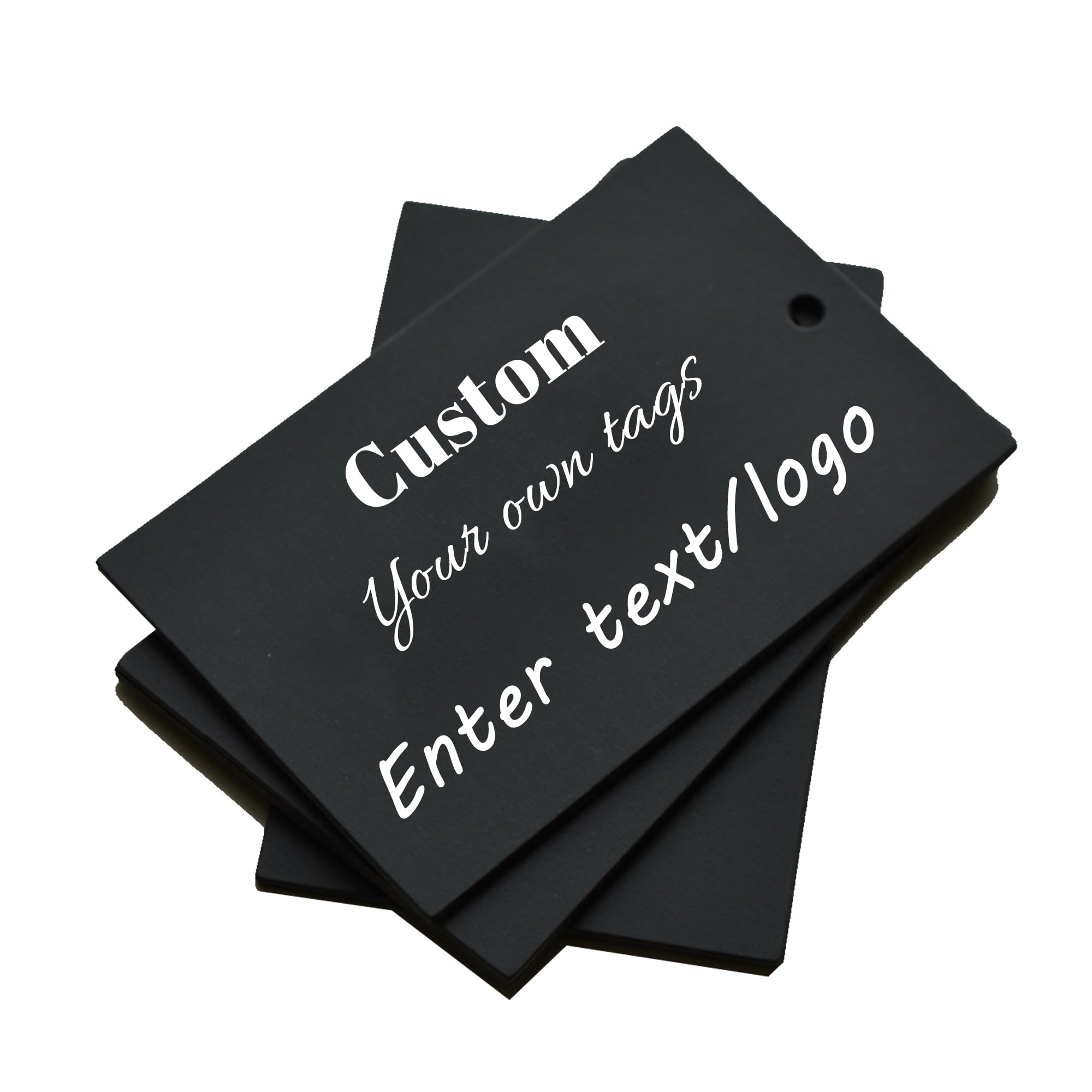Custom Gift & Hang Tags - 200Pcs Personalized Designs for Parties & Events