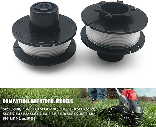 Miniatura 5 de MADAT 88175 Línea de carrete de recortadora de 30 pies 0.065 pulgadas para Toro 51256 51301 51302 51303 51304 51305 51307 51308 51309 51324 51326