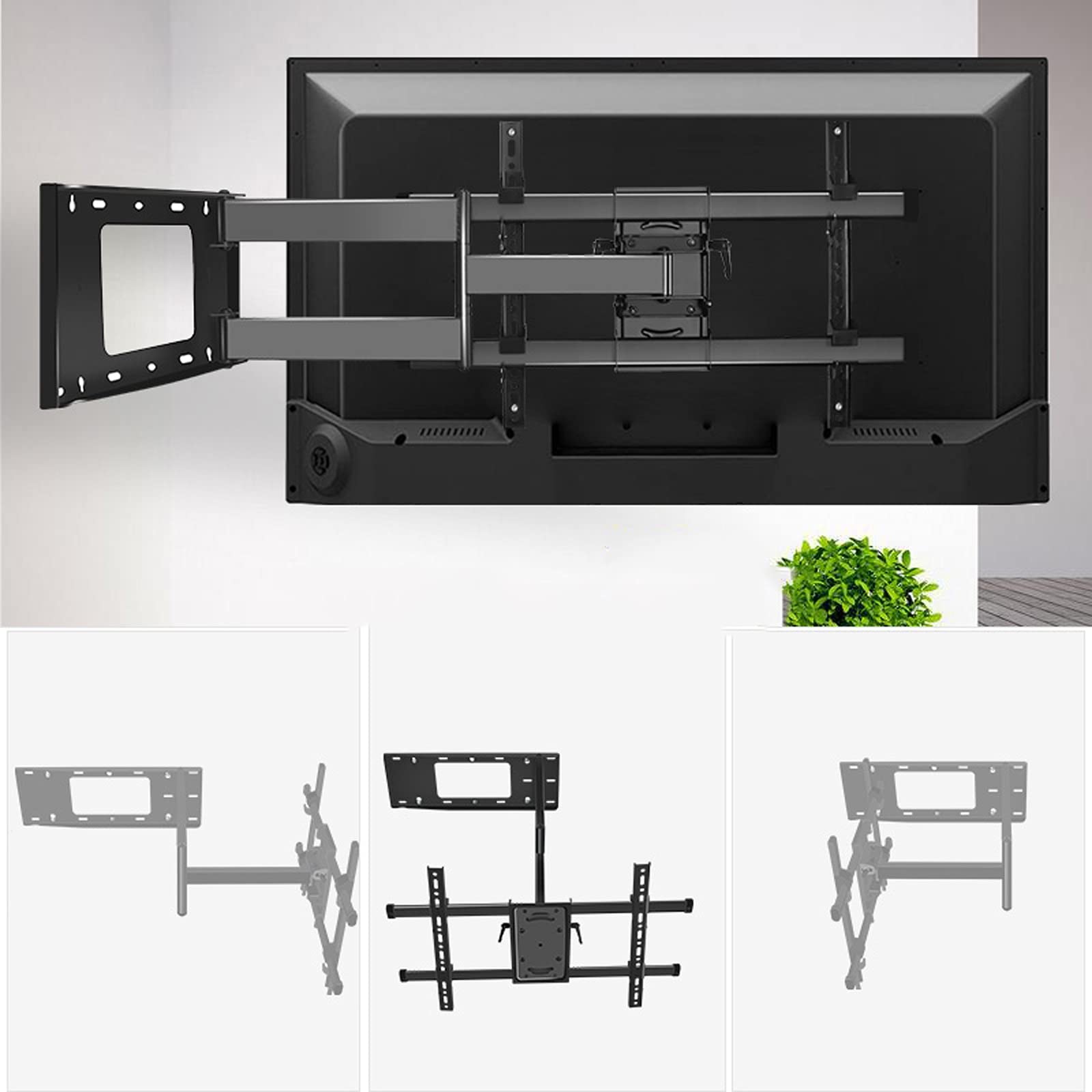Uchwyt do telewizora 37"-75" Wielofunkcyjny uchwyt ścienny do telewizora Pełny zakres ruchu Przegubowe ramię Obrotowe przedłużenie pochylenia Obrotowy uchwyt do telewizora Maksymalny rozstaw otworów