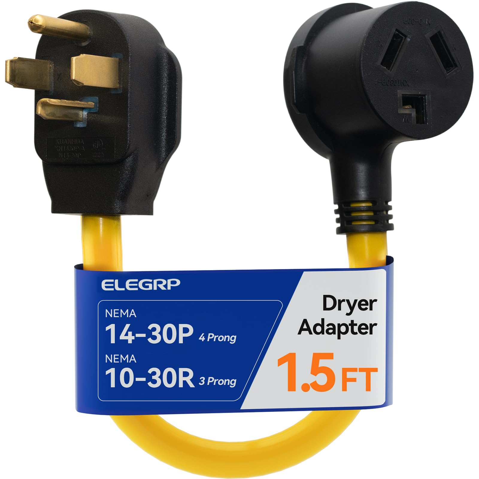 ELEGRP 1.5FT Dryer Adapter Cord