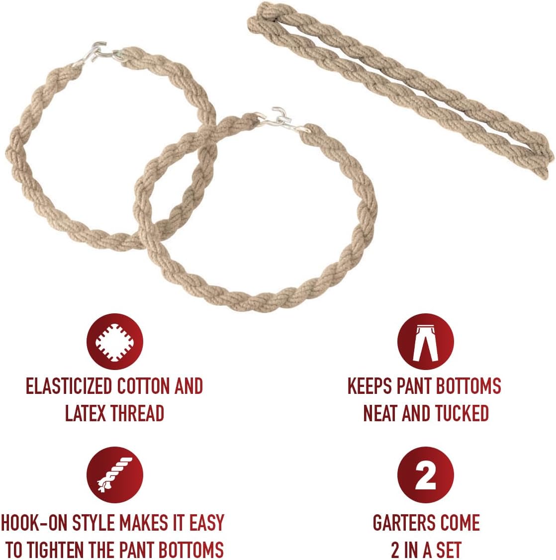 Rothco Blousing Garter Straps - Tactical Uniform Boot Straps for a Professional Appearance (Olive Drab): Military Apparel Accessories: Clothing, Shoes & Jewelry