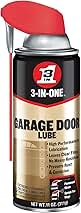 3-IN-ONE Garage Door Lubricant with SMART STRAW SPRAYS 2 WAYS, 11 OZ